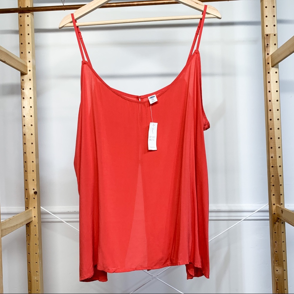 NWT Old Navy Button-Close Open Back Cami